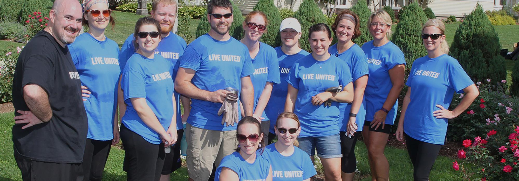 Volunteers Posing