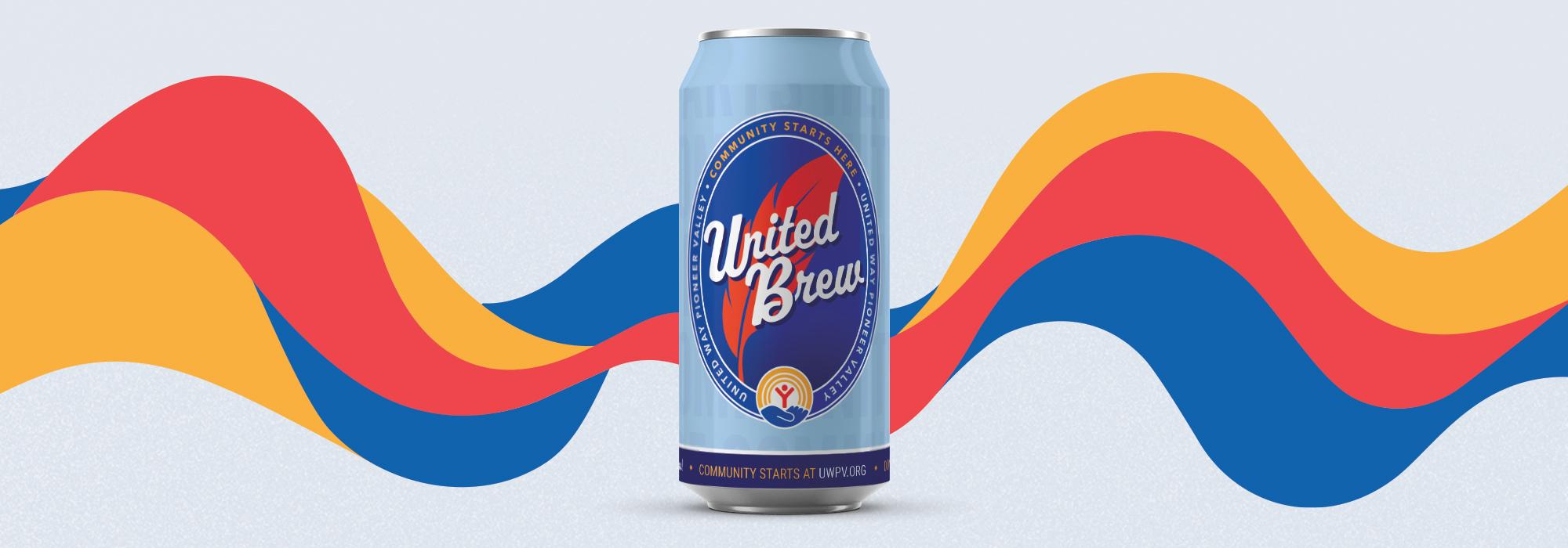 United Brew branded can