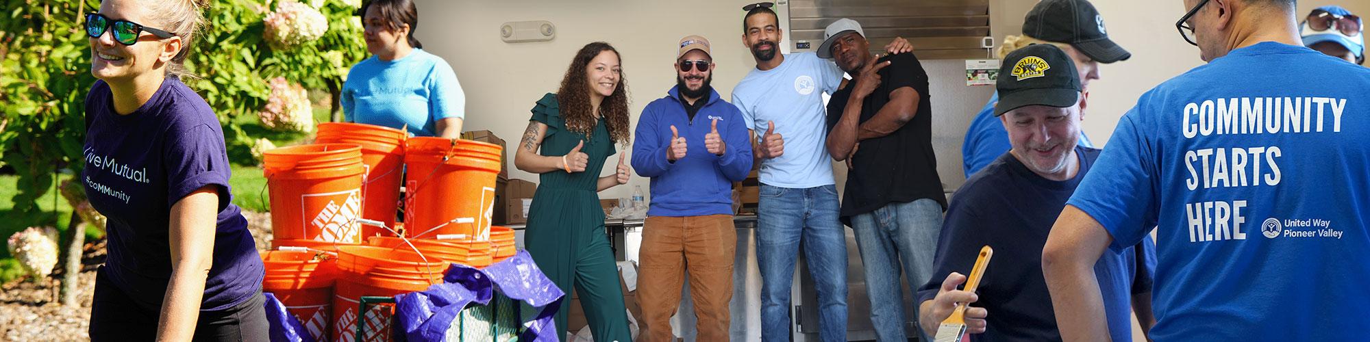 Volunteers and UWPV Staff Members